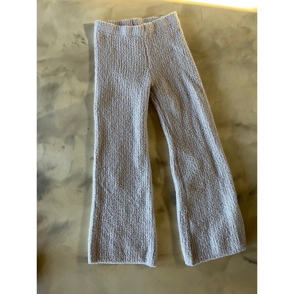 Saltwater LUXE Pearl Fuzzy Popcorn Knit Pants Boho Lounge Cozy Pajama M